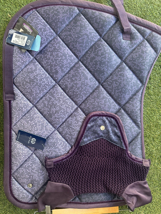 PSOS Jump Saddle Pad Fly hat set Ombre Plum ONE ONLY