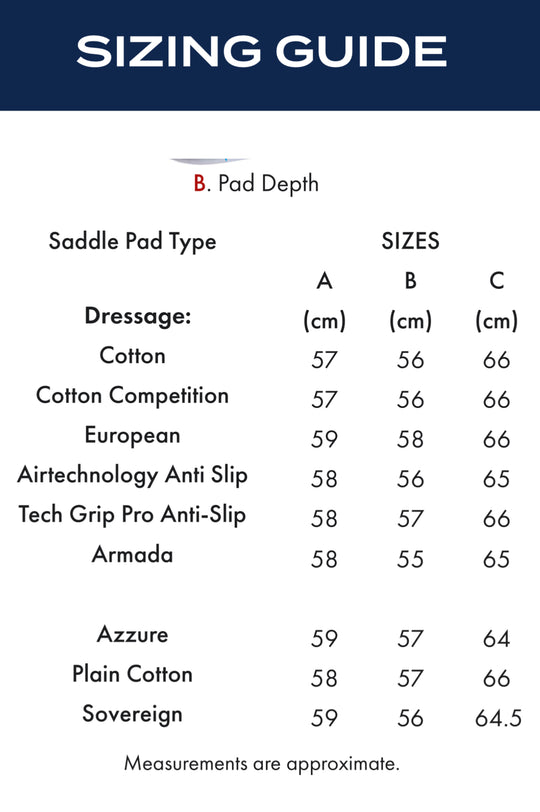PE Close Contact Tech Grip Pro Anti-Slip Saddle Pad - Dressage Square