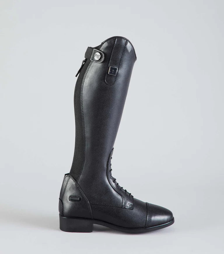 PE Anima Junior  Long Leather Field Tall Riding Boots Black