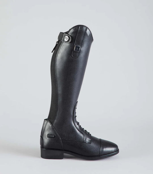 PE Anima Junior  Long Leather Field Tall Riding Boots Black