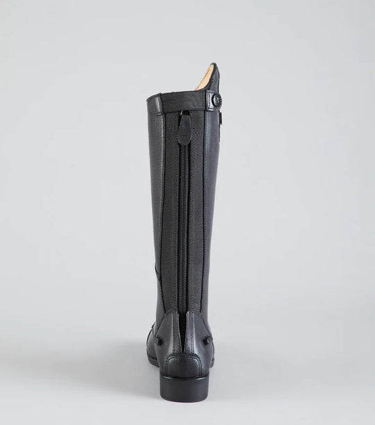 PE Anima Junior  Long Leather Field Tall Riding Boots Black