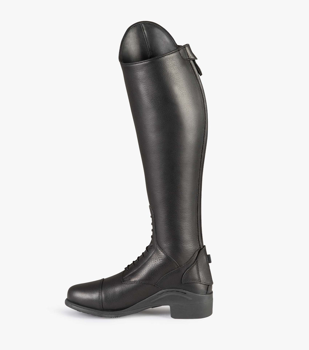 PE Vallardi Ladies Long Leather Field Riding Boot Black