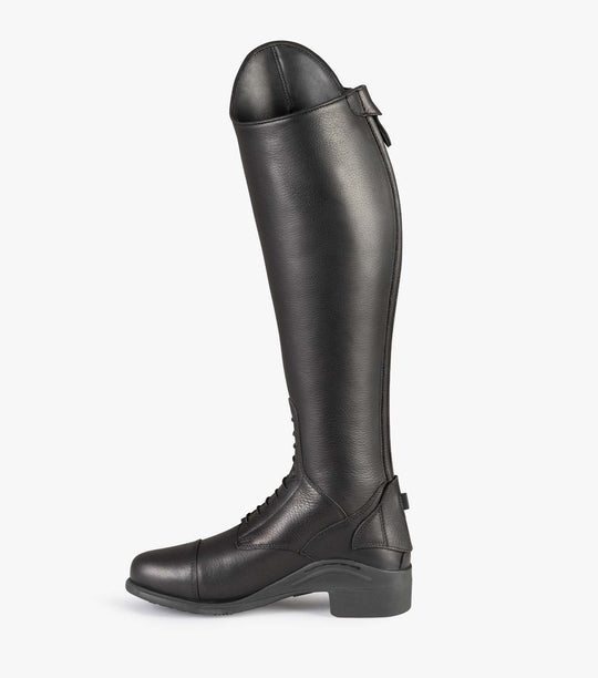 PE Vallardi Ladies Long Leather Field Riding Boot Black