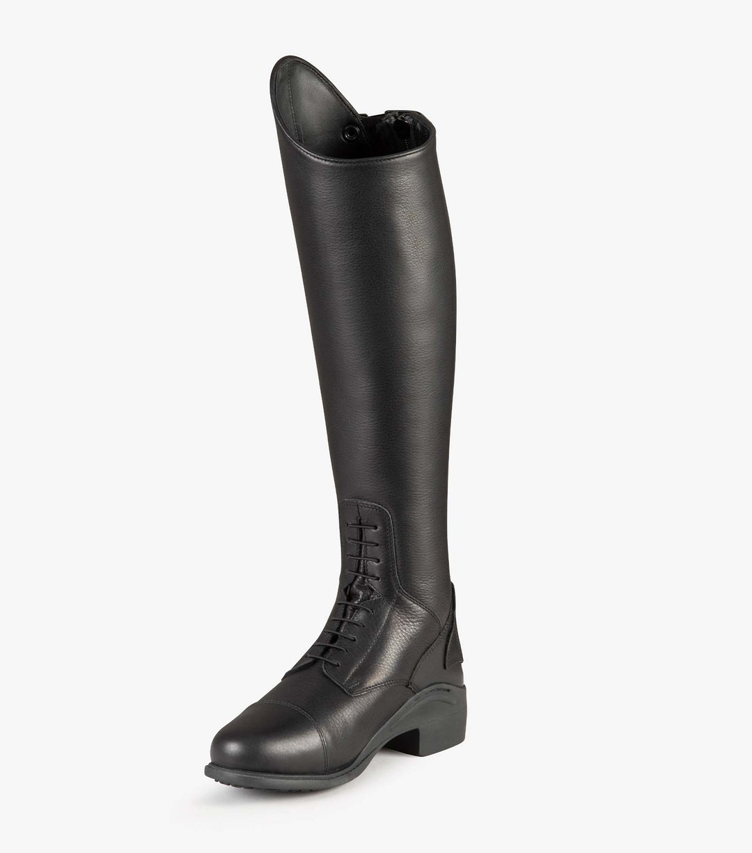 PE Vallardi Ladies Long Leather Field Riding Boot Black