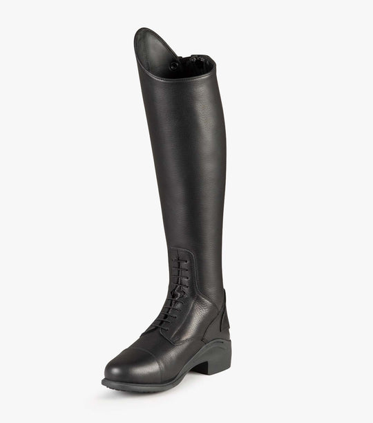 PE Vallardi Ladies Long Leather Field Riding Boot Black
