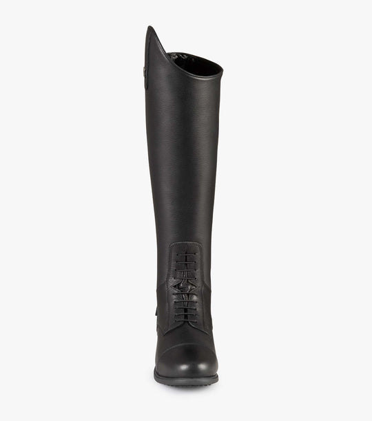 PE Vallardi Ladies Long Leather Field Riding Boot Black