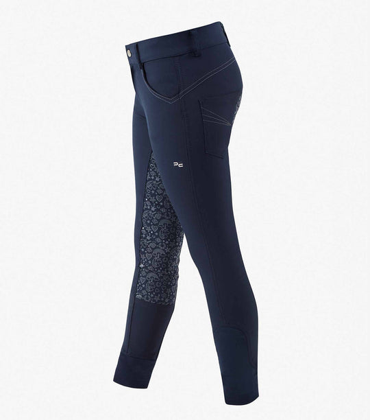 PE Ames Girls Full Seat Gel Riding Breeches