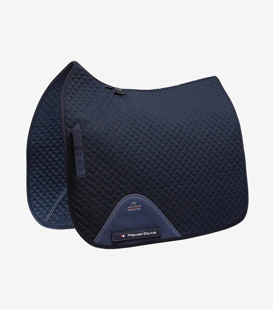 PE  Plain Cotton Saddle Pad - Dressage Square