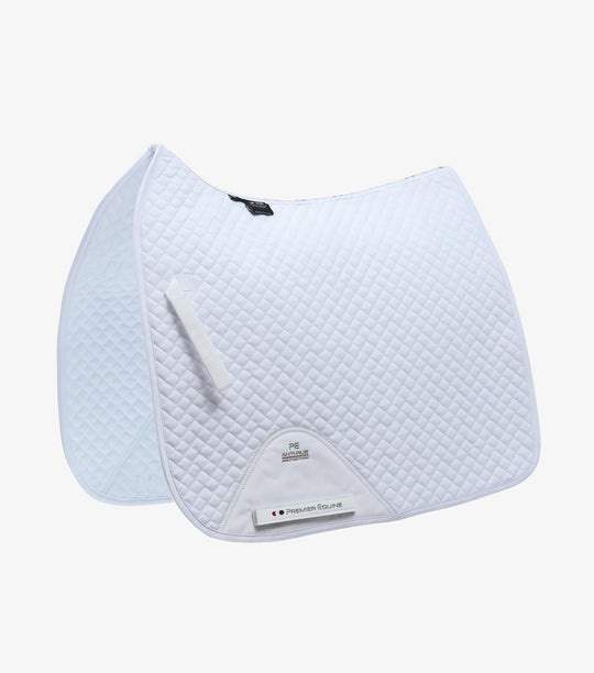PE  Plain Cotton Saddle Pad - Dressage Square