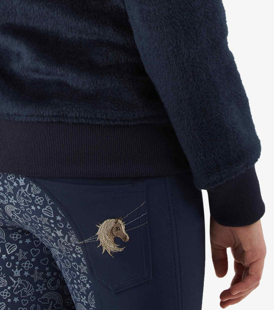 PE Sasso Girls Teddy Fleece Riding Jacket