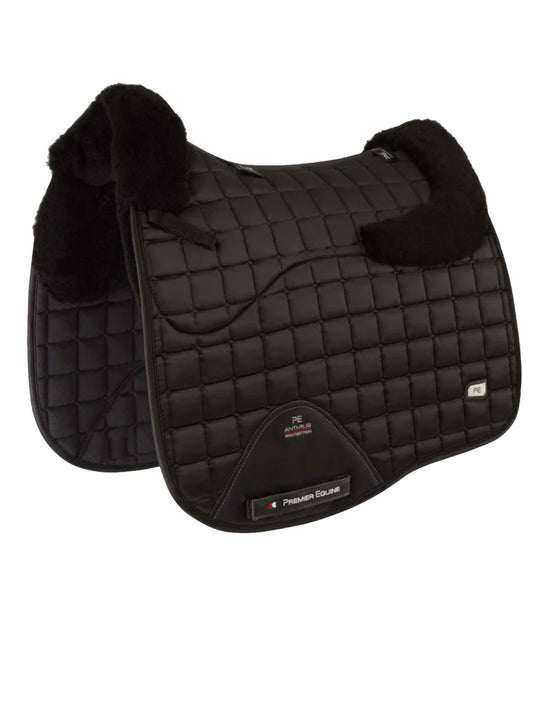 PE Atlantis CC Satin Merino Wool Dressage Square Black