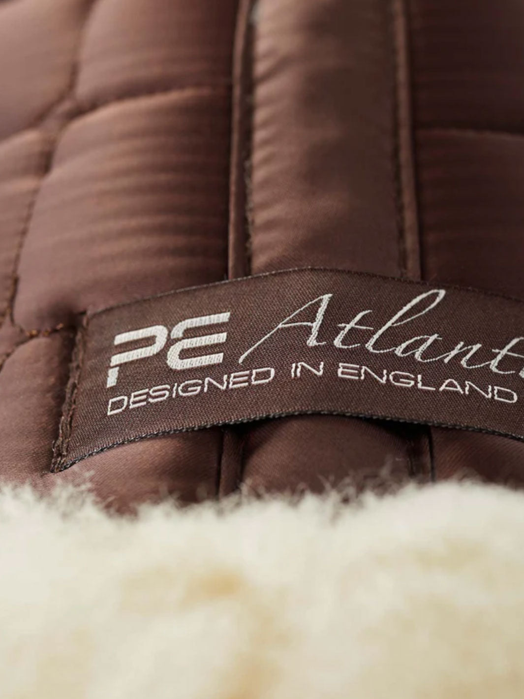 PE Atlantis CC Satin Merino Wool Dressage Square Brown