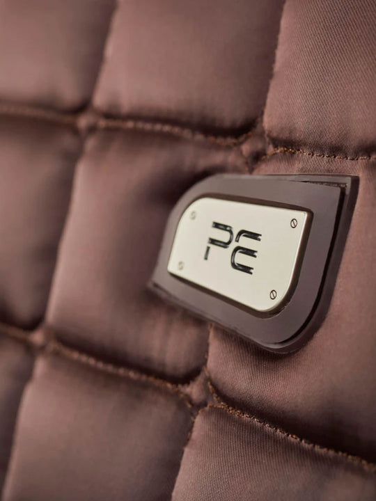 PE Atlantis CC Satin Merino Wool Dressage Square Brown