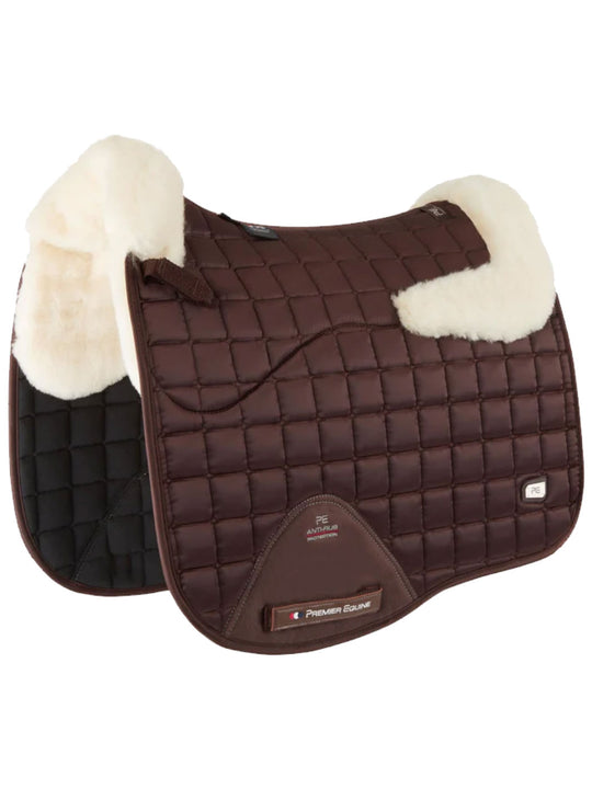 PE Atlantis CC Satin Merino Wool Dressage Square Brown