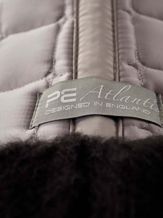 PE Atlantis CC Satin Merino Wool Dressage Square Grey