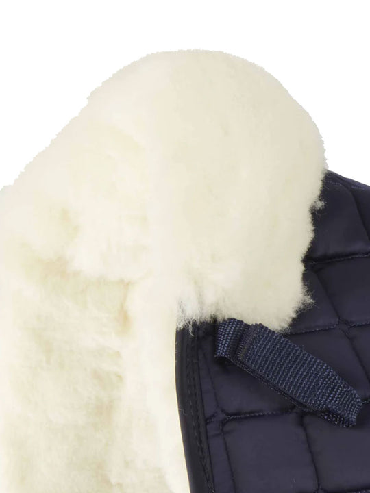 PE Atlantis CC Satin Merino Wool Dressage Square Navy