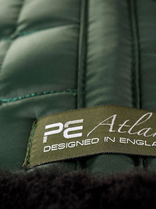 PE Atlantis CC Satin Merino Wool Dressage Square Olive