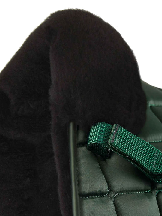 PE Atlantis CC Satin Merino Wool Dressage Square Olive