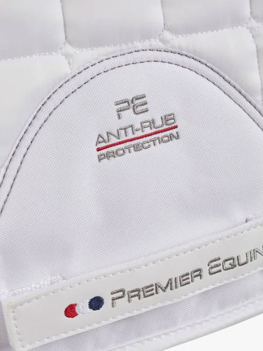 PE Atlantis CC Satin Merino Wool Dressage Square White