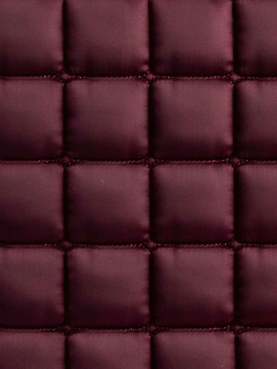 PE Atlantis CC Satin Merino Wool Dressage Square Wine