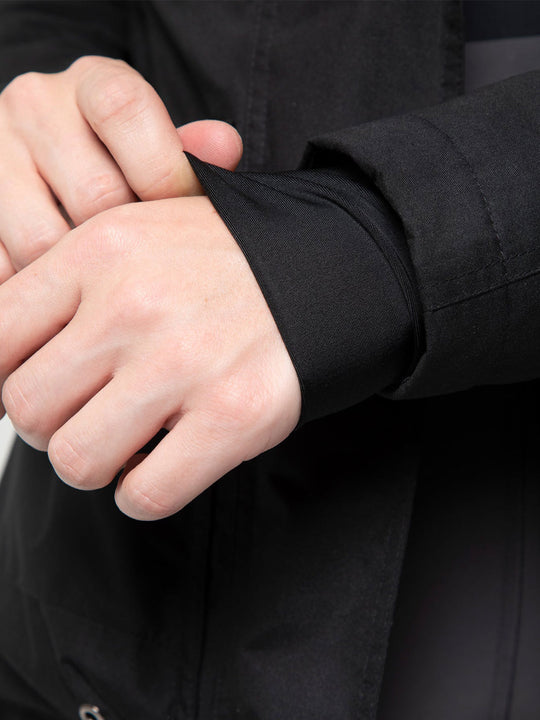 PE Cascata Ladies Waterproof Jacket Black