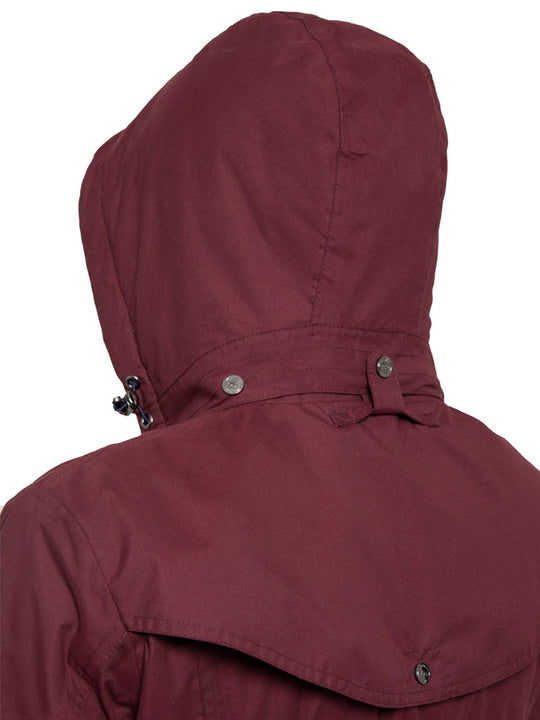 PE Cascata Ladies Waterproof Jacket Wine