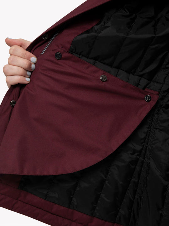 PE Cascata Ladies Waterproof Jacket Wine
