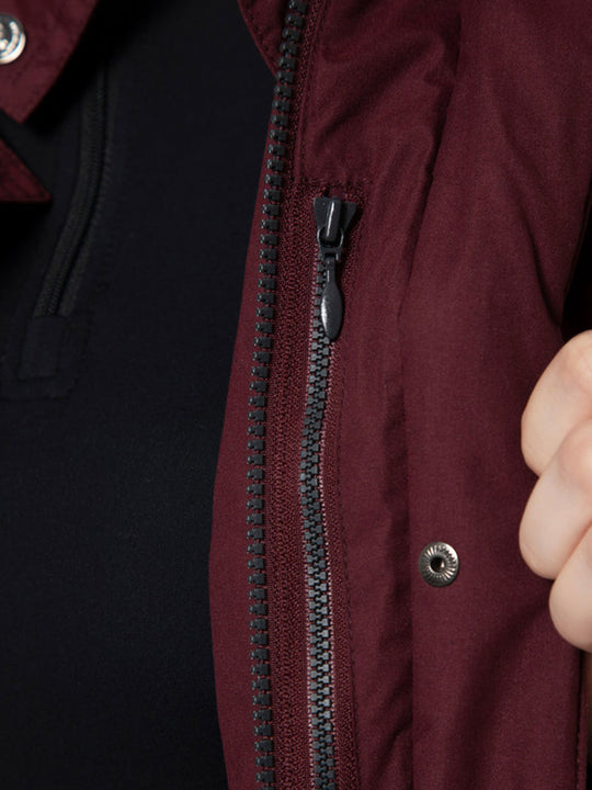 PE Cascata Ladies Waterproof Jacket Wine