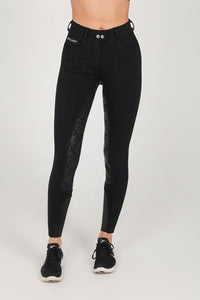 Chillout High Waist Full seat Silicone Breeches Black