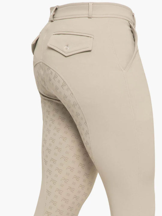 PE Levanzo Mens Full Seat Gel Breeches Beige