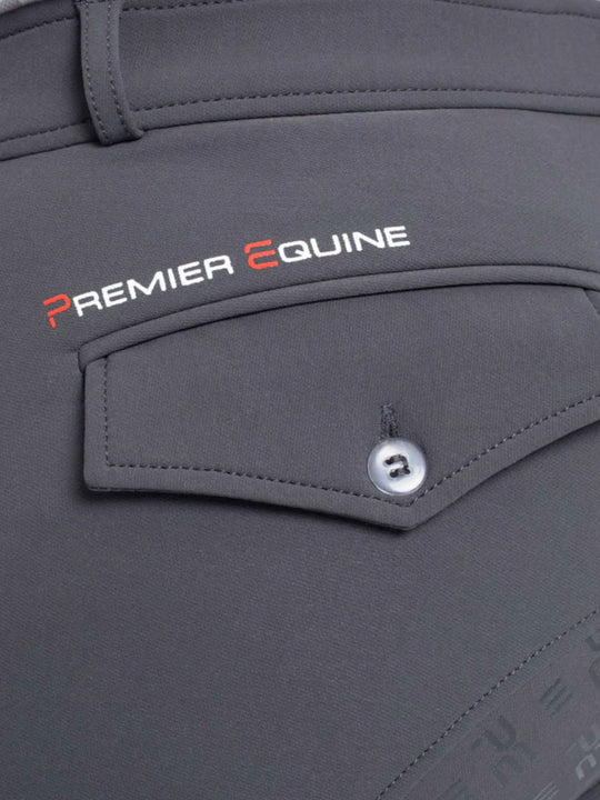 PE Levanzo Mens Full Seat Gel Breeches Anthracite