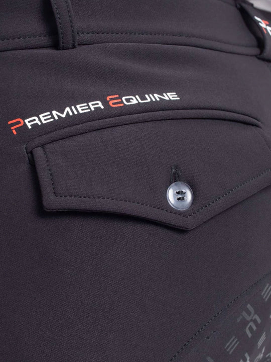 PE Levanzo Mens Full Seat Gel Breeches Black