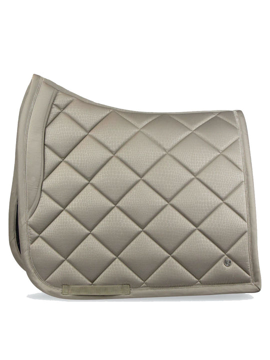 PSOS Mamba Latte Dressage Saddle Pad Bonnet and Bandages set