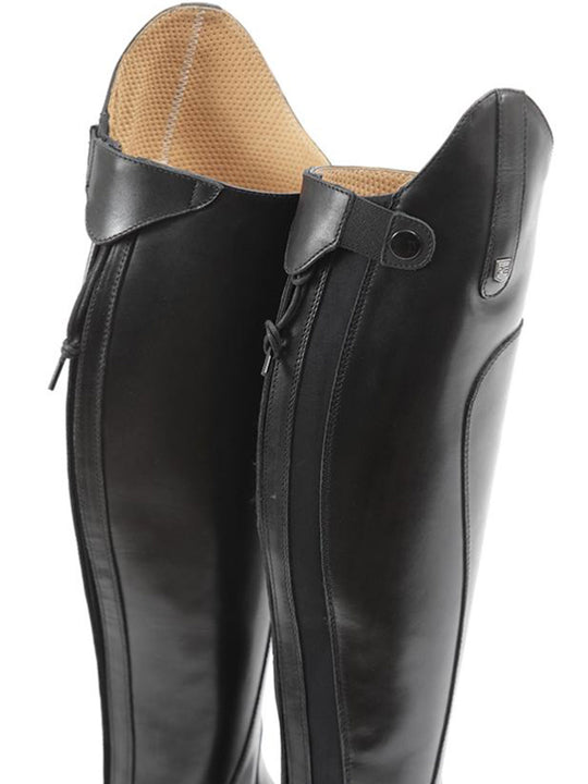 PE Mazziano Ladies Long Leather Dress Riding Boots Black