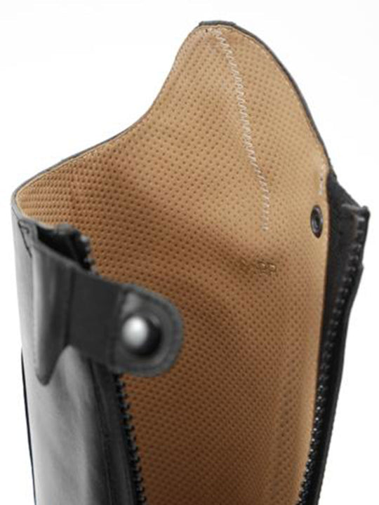 PE Mazziano Ladies Long Leather Dress Riding Boots Black