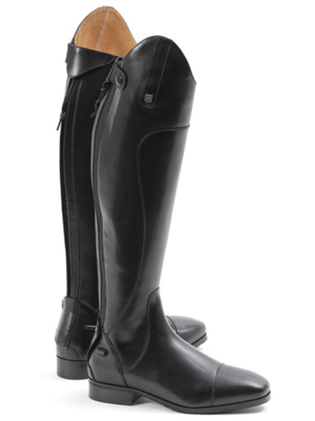 Ladies leather dress on sale boots