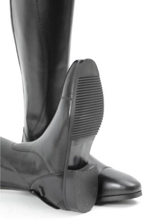 PE Mazziano Ladies Long Leather Dress Riding Boots Black