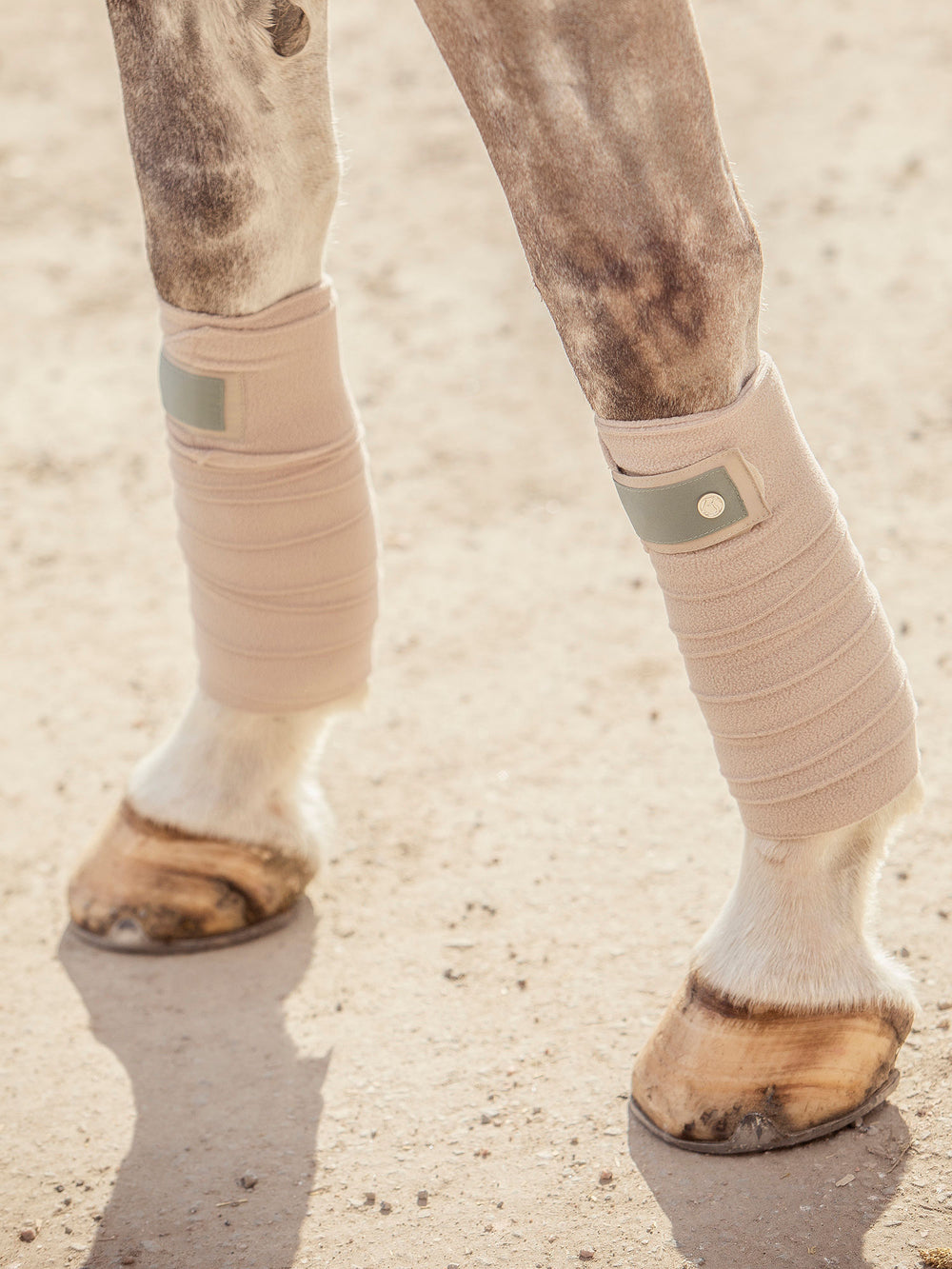 PSOS Polo Bandages Bow Thyme Sand