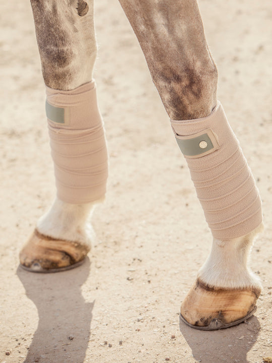 PSOS Polo Bandages Bow Thyme Sand