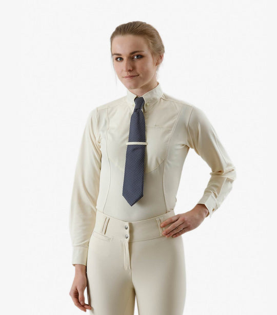 PE Tessa Long Sleeve Tie Show Hacking Shirt Pony Club