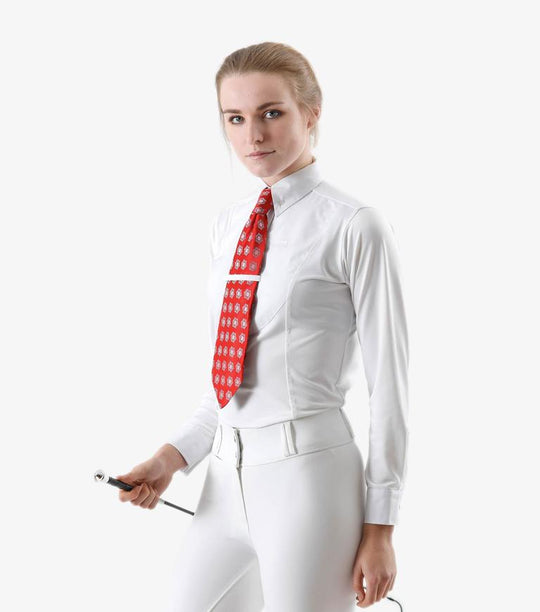 PE Tessa Long Sleeve Tie Show Hacking Shirt Pony Club