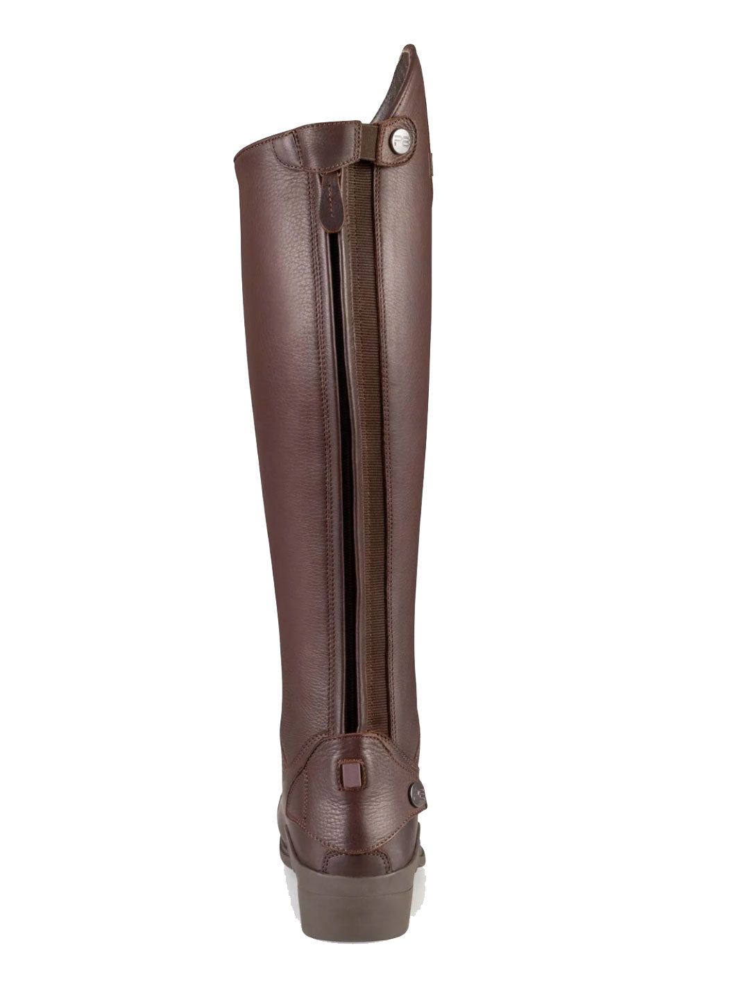PE Vallardi Ladies Long Leather Field Tall Riding Boots Brown