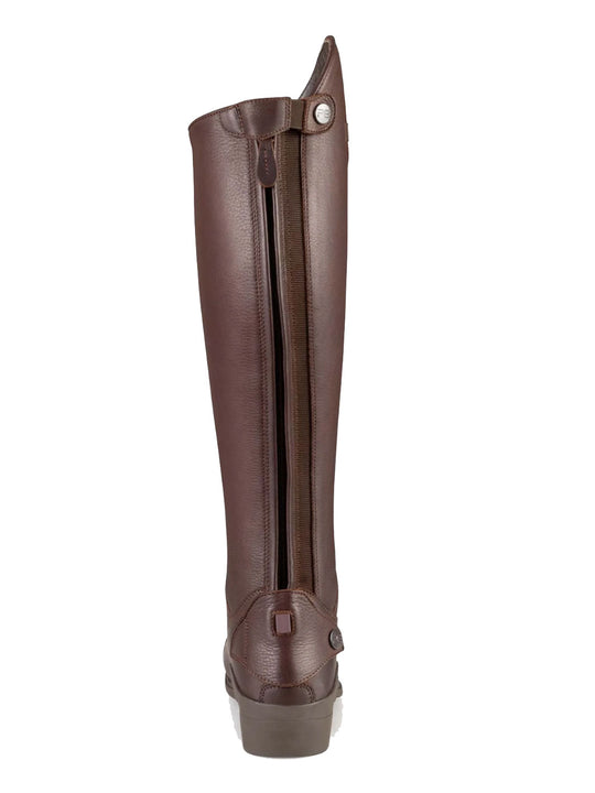 PE Vallardi Ladies Long Leather Field Tall Riding Boots Brown