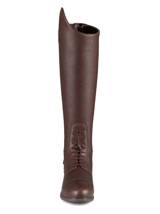 PE Vallardi Ladies Long Leather Field Tall Riding Boots Brown