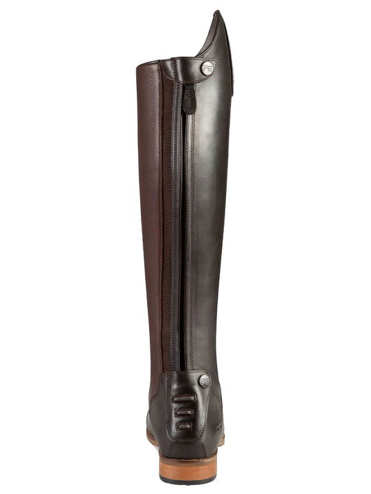 PE Bilancio Ladies Long Leather Field Tall Riding Boots Brown