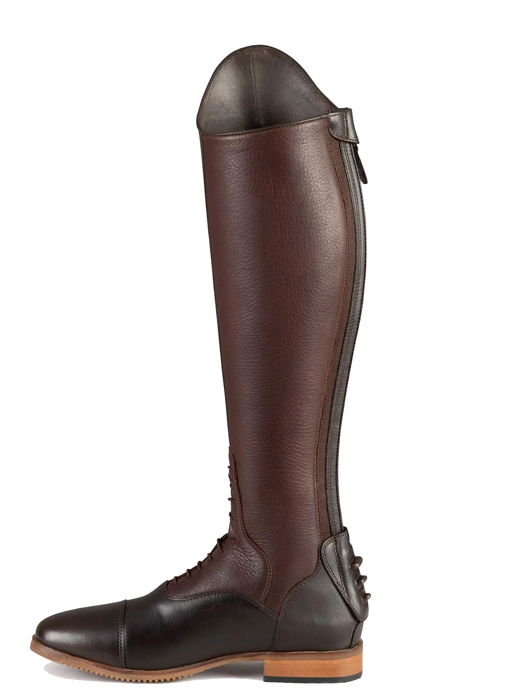 PE Bilancio Ladies Long Leather Field Tall Riding Boots Brown