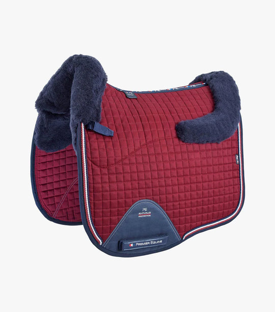 Close contact Merino Wool European Saddle Pad - Dressage Square Full Size