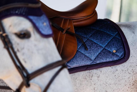 PSOS Jump Saddle Pad Fly hat set Ombre Plum ONE ONLY