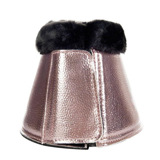 HKM Metallic Rose Gold Over Reach Bell Boots