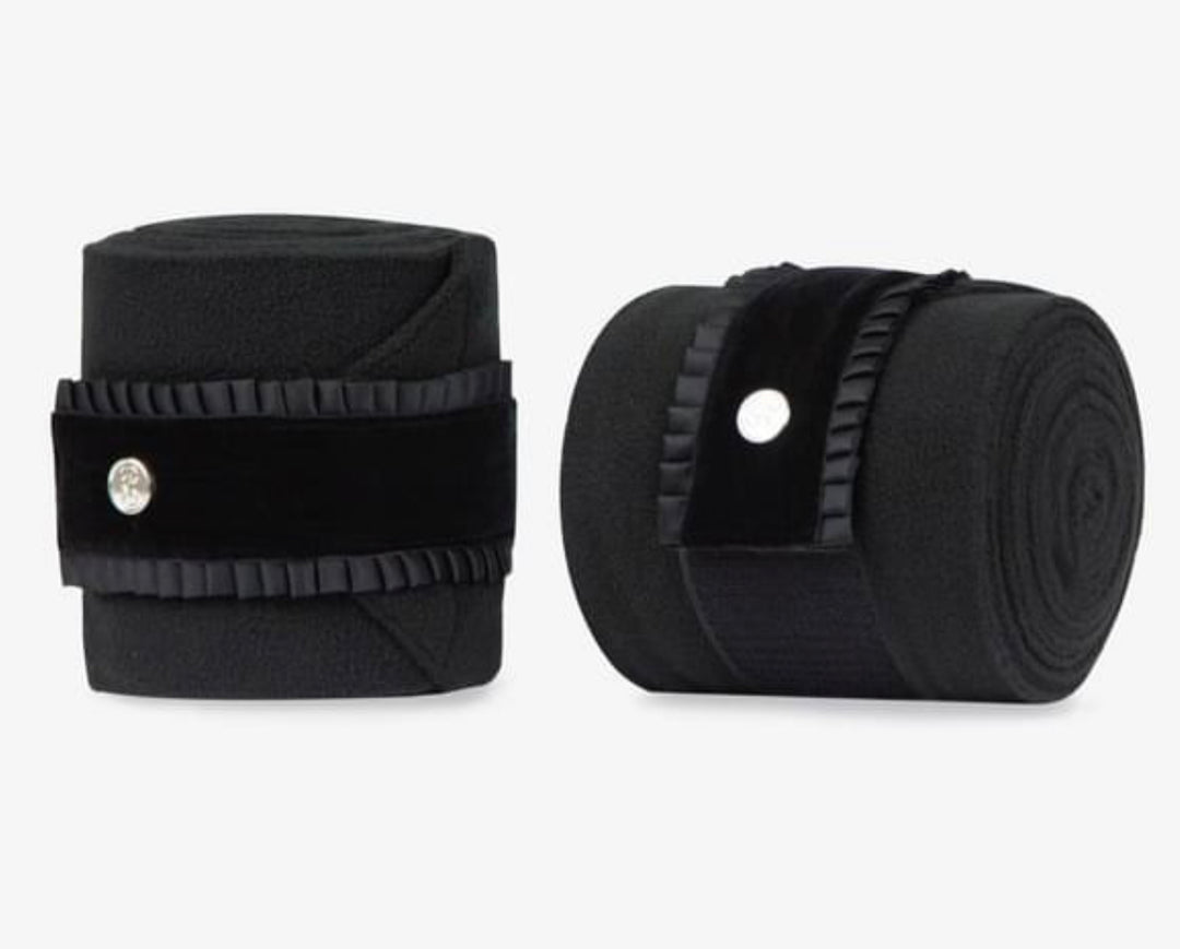 PSOS Polo Bandages Ruffle Black